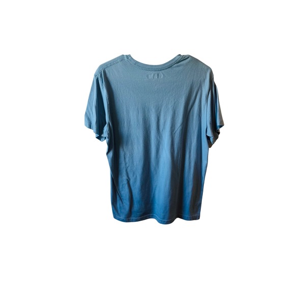 State of Mine Florida Graphic T-Shirt Blue Mens Large Palm Trees Sun - Picture 2 of 3